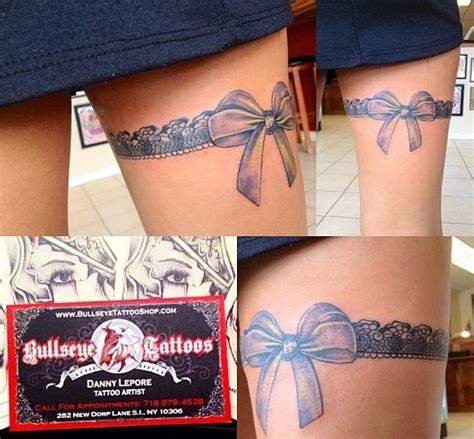 Ribbon Thigh Tattoo Lace Tattoo Thigh Tattoo Tattoos