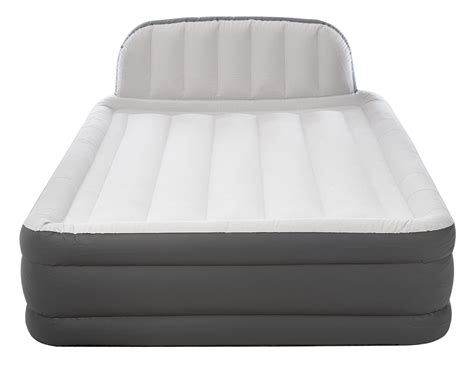 Inflatable High Raised Queen Double Airbed Mattress Built In Pump W