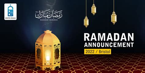 Bristol Ramadan Annoucement 2022 1443 Ah Bristol Muslim Cultural