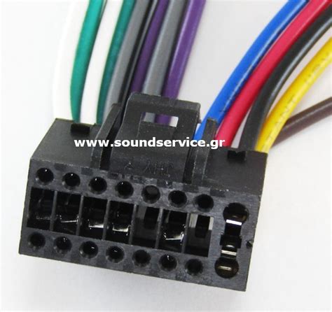 Jvc Kenwood Iso 08 Cable Car Audio 16 Pin Iso Connectors Cables For