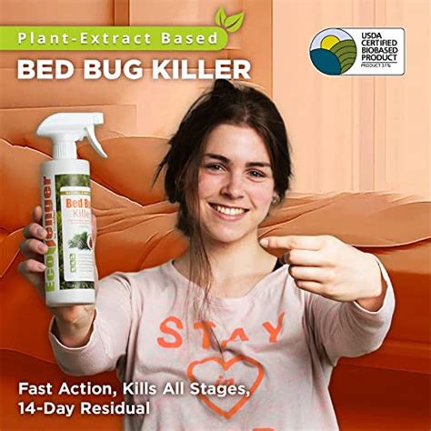 Ecoraider Bed Bug Killer Spray 1 Gallon Jug Green Non Toxic 100