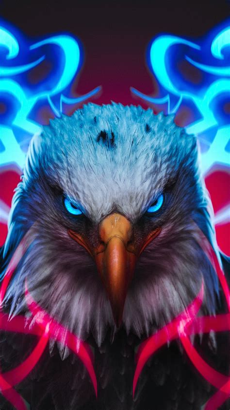Eagle Eyes Digital Art Animals 4k 41972 Wallpaper Pc Desktop