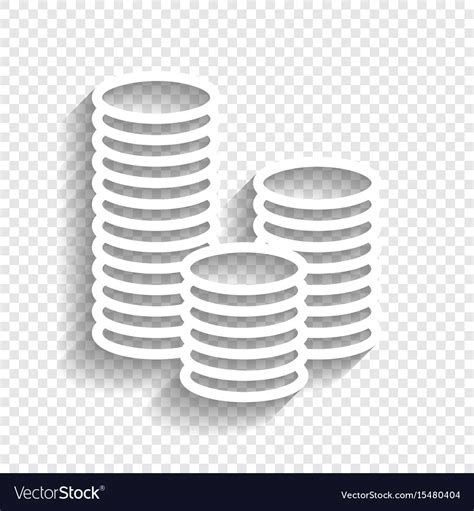 (india) money that circulates legally. Money sign white icon with Royalty Free Vector Image