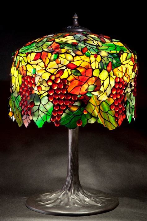 Árbol de vid lámpara de vidriera lámpara Tiffany luz de Etsy España