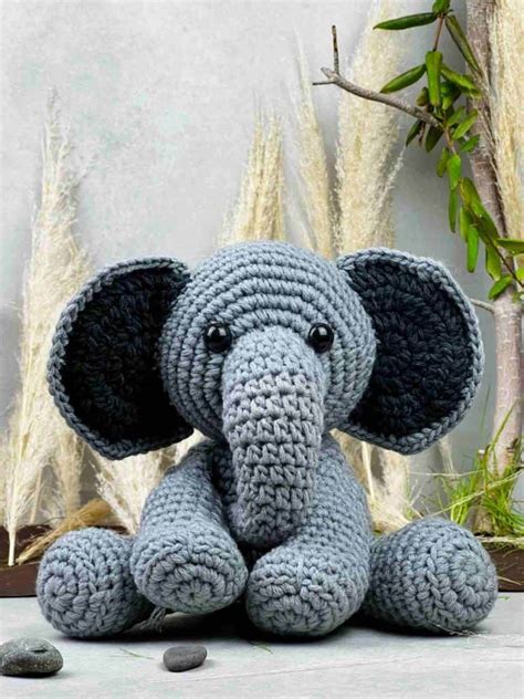 Elsie The Amigurumi Crochet Elephant Pattern Free