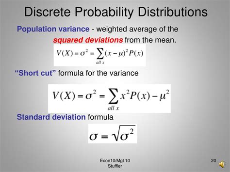 Ppt Frequency Distribution Mean Variance Standard Deviation Findsource