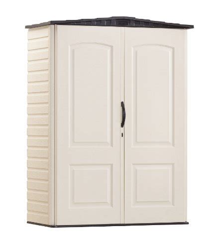 Rubbermaid Resin Weather Resistant Outdoor Storage Shed 5 X 2 Ft