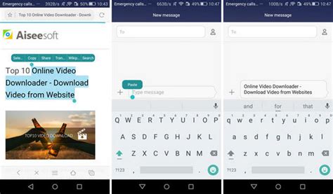 How To Cut Copy And Paste On Android