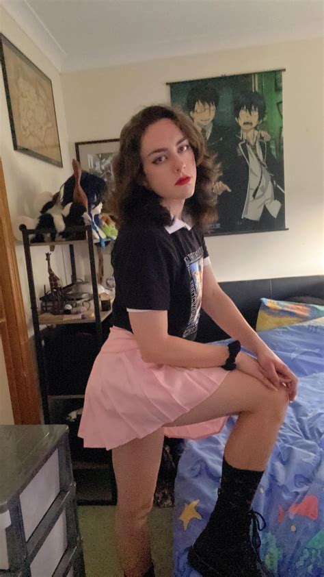 Did My First Photoshoot In My First Ever Skirt What Do U Guys Think R Crossdressing
