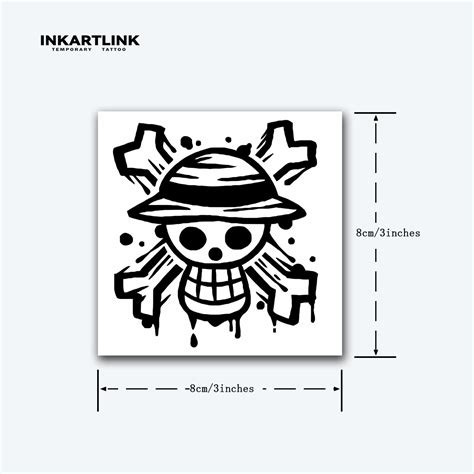 One Piece Straw Hat Logo Ink Art Link