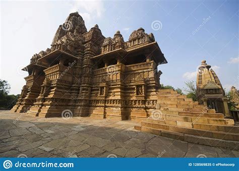 Lakshmana Temple Western Temples Of Khajurahoindia Stock Image