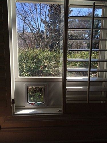 The cats were driving me crazy! Custom Cat Door Insert for the Window. Built to Fit Your ...