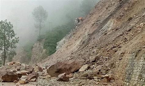 Uttarakhand Rains Trigger Landslide At Mussoories Kempty Fall No
