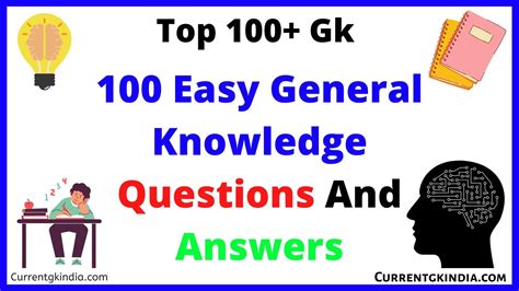 100 Easy General Knowledge Questions And Answers 2024