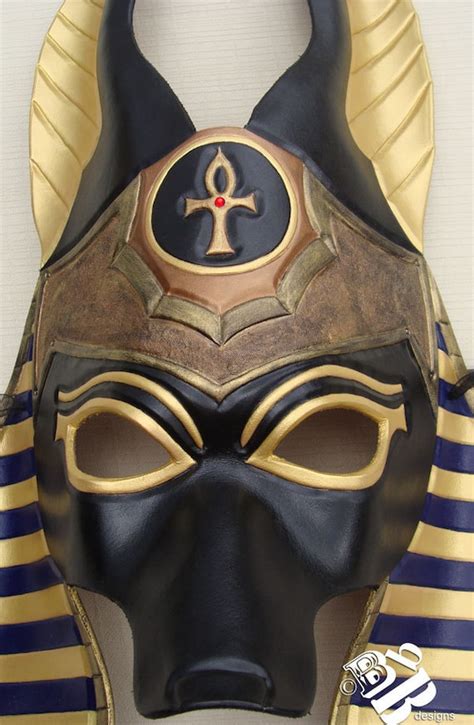 Egyptian Anubis Leather Mask