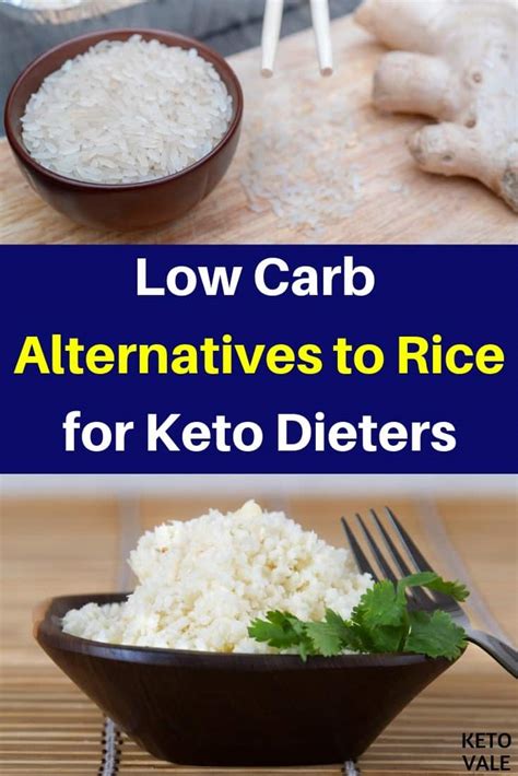 Carbs In Rice And Low Carb Substitutes On Ketogenic Diet Ketovale
