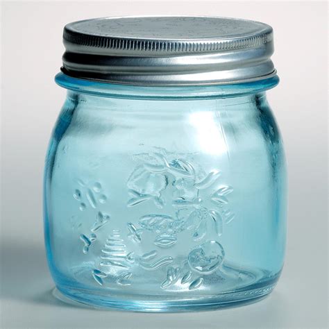 35 Light Blue Glass Mason Jars Set Of 12 World Market