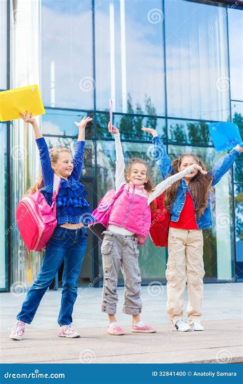 Excited Students Stock Photo Image Of Girl Children 32841400