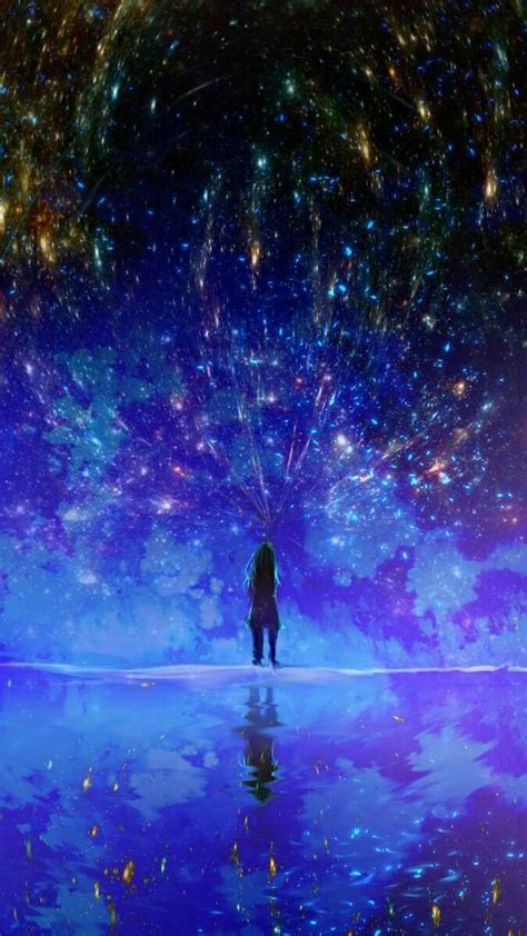 Stars Illuminating And Numerous We All Share The Same Sky Anime
