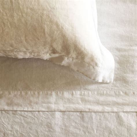 Anichini Vita Washed Linen Sheets Relaxed Modern Luxury Linen Sheets