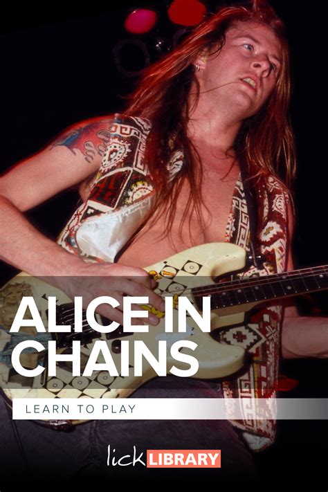 Alice In Chains Guitar Lessons And Backing Tracks Licklibrary