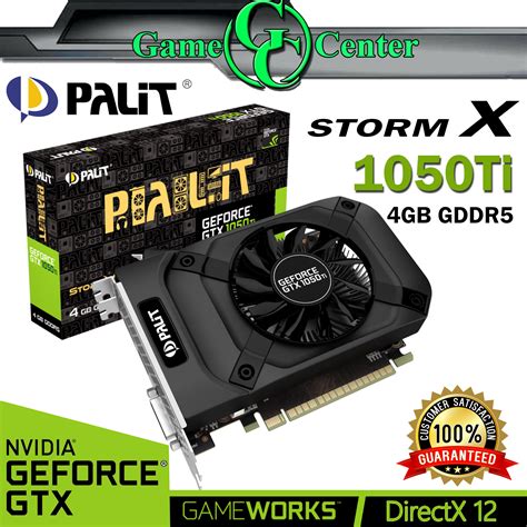 Palit Geforce Gtx 1050 Ti Stormx Gddr5 4gb Game Ready Drivers