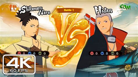 Shikamaru Vs Hidan Gameplay Naruto Storm 4 Next Generations 4k 60fps Youtube