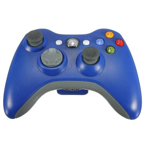 New Wireless Cordless Shock Game Joypad Controller For Xbox 360 Blue