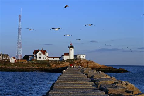 Lighthouse In Gloucester Massachusetts Cup
