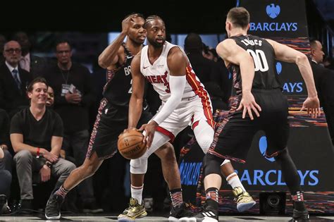 nets spoil wade s finale and enter playoffs with a three game win streak 113 94