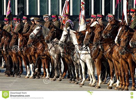 Ceremonial Guard During Celebrations Of The Polish Armed Editorial Stock Image - Image of feast ...