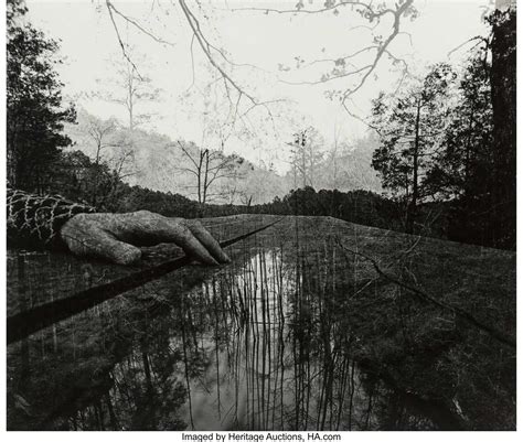 Jerry Uelsmann Untitled Hand And Trees 1974 Artsy