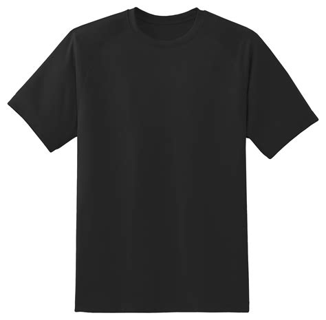 High Resolution Black T Shirt Template