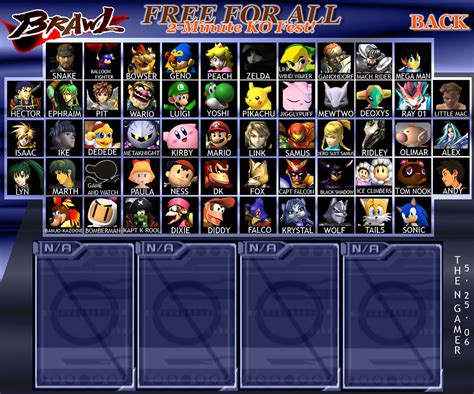 All Of The Super Smash Bros Brawl Characters All Of My Fa Flickr