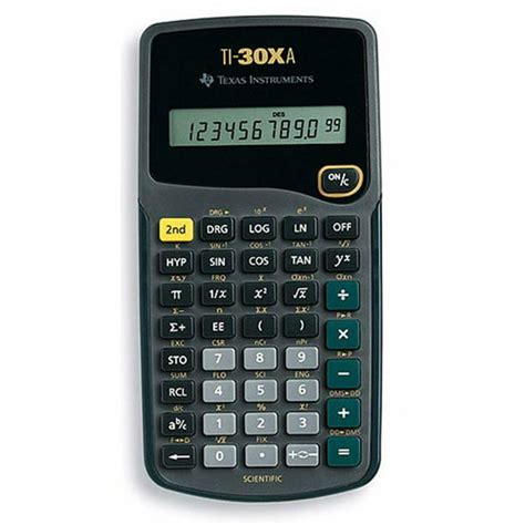 Texas Instruments Ti 30xa Scientific Calculator