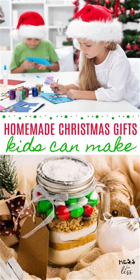 Homemade Christmas Ts Kids Can Make Mess For Less