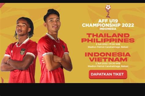 Link Beli Tiket Piala Aff 2022 Indonesia Vs Vietnam 2 Juli Lengkap