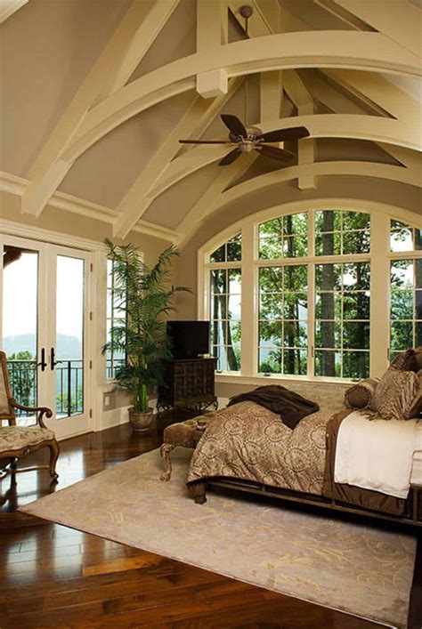 33 Stunning Master Bedroom Retreats With Vaulted Ceilings