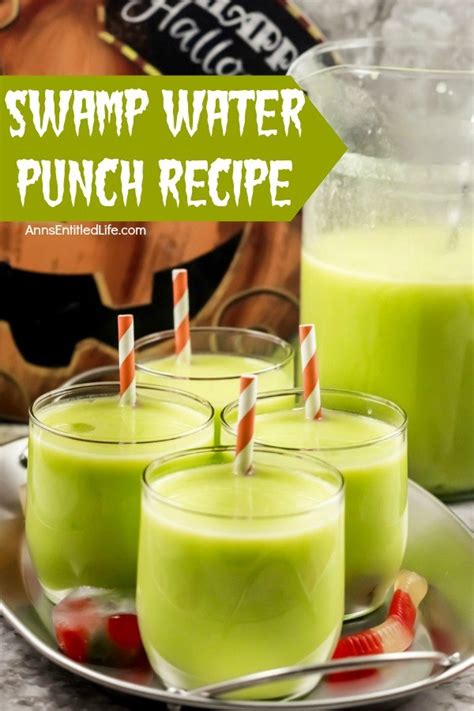 Spooky Swamp Water Punch Recipe For Halloween Fun