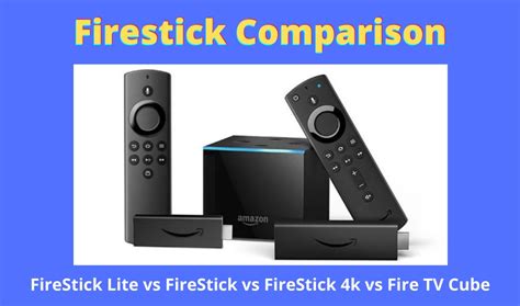 Firestick Comparison - Best Amazon Android TV Device Review