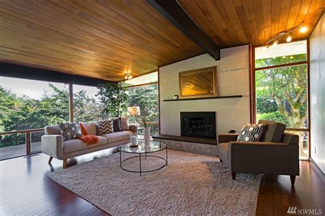 Legendary Seattle Architects Mid Century Modern Home On Sale For 570000