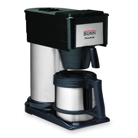 Hard water leaves calcium and magnesium deposits inside your machine that affect its performance. Bunn Coffee BUNN 10-Cup Thermofresh Home Brewer ...