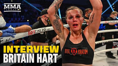 Bkfcs Britain Hart Explains Viral Post Fight Interview After Beating