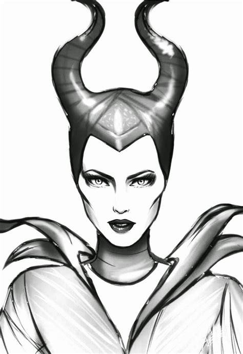 I'm a huge angelina jolie fan, and i love her in maleficent. Maleficent Coloring Pages To Print 1