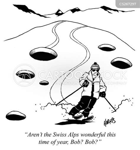 Skiing Cartoons And Comics Funny Pictures From Cartoonstock