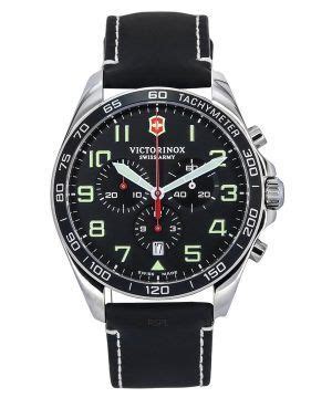 Victorinox Swiss Army Fieldforce Cron Grafo Esfera Negra Cuarzo