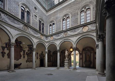Courtyard Palazzo Medici Riccardi Florence Tuscany Italy Manuel Cohen