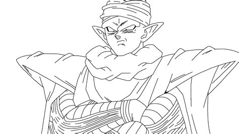Piccolo Lineart By Thedragonballeditor On Deviantart