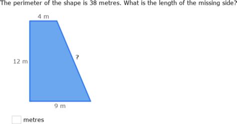 Ixl Perimeter Find The Missing Side Length Primary 3 Maths Practice