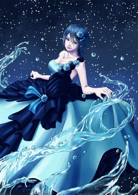 Media Aqua Gets A Pretty Dress By Torakic97379361 Kingdomhearts